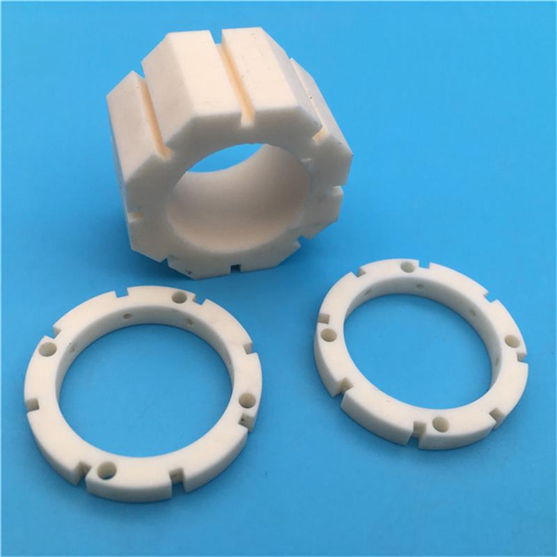 Circular Alumina Ceramic Drilled Valve Body